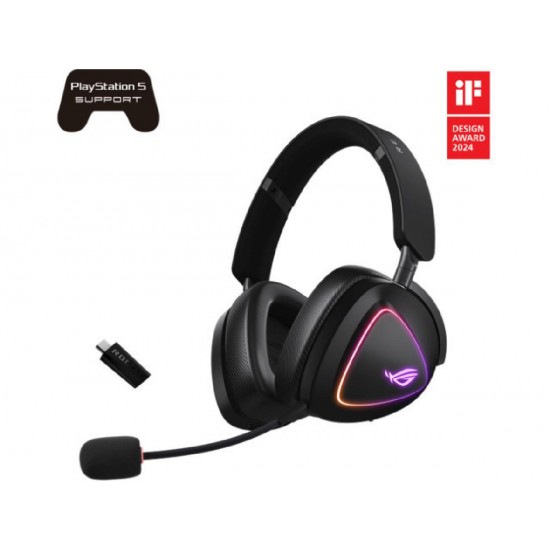 Asus ROG DELTA II Over Ear Wireless/Wired Gaming Headset (90YH03W0-BHUA00) Black Asus ROG DELTA II Over Ear Wireless/Wired Gaming Headset (90YH03W0-BHUA00) Black