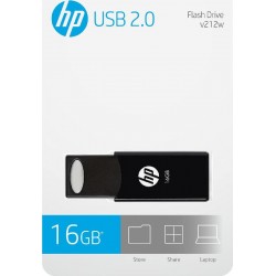 HP v212w 16GB USB 2.0 Stick (HPFD212B-16) Μαύρο