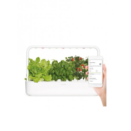 Click & Grow Smart Garden 9 Pro Γλάστρα Αυτοποτιζόμενη 60.4x18.4cm (SG9S1UNI-BT) Λευκή