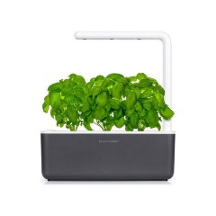 Click & Grow Smart Garden 3 Ζαρντινιέρα Φωτιζόμενη 32x21cm (SGS8UNI) Dark Grey