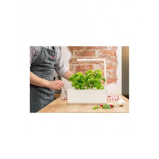 Click & Grow Smart Garden 3 Ζαρντινιέρα Φωτιζόμενη 32x21cm (SGS8UNI) Dark Grey