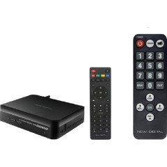 New Digital T2 01HD Senior Ψηφιακός Δέκτης Mpeg-4 FullHD(1080p),PVR(Εγγραφή σε USB)/SCART/HDMI/Μεγάλο Τηλεχ/ριο για Ηλικιωμένους