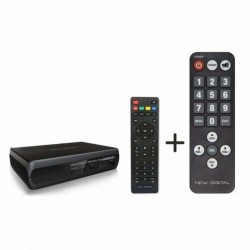 New Digital T2 265HD Senior Ψηφιακός Δέκτης Mpeg4 H.265/HEVC FullHD/SCART/HDMI/Μεγάλο Τηλεχ/ριο για Ηλικιωμένους