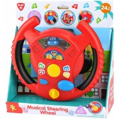 Playgo Steering Wheel με Μουσική για 24+ Μηνών 2452