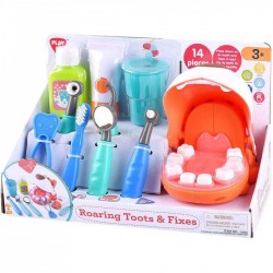 Playgo Σετ Οδοντιάτρου Roaring Toots & Fixes B/O 14Τμχ (2925)