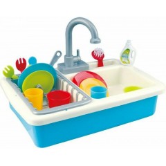 Playgo Νεροχύτης με Βρύση Και Κουζινικά για 3+ Ετών 20τμχ (3600)