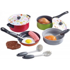 Playgo Μεταλλικό Σετ Κουζινικών Deco για 3+ Ετών 15τμχ (6840)