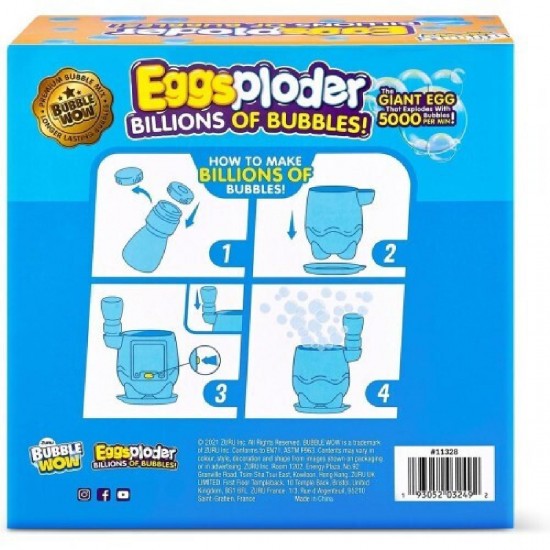 Zuru Σαπουνόφουσκες Bubble Wow Bubble Eggploader για 3+ (11328)