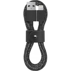 Native Union Belt Braided USB to Lightning Cable 2m (BELT-L-CS-BLK-2-NP) Γκρι