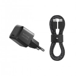 Native Union Bundle Home Charger 30W + Cable C to C (FAST30-CC-BKCOS-EU) Black