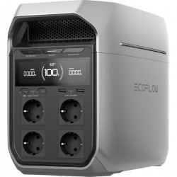 EcoFlow Delta 3 PLUS EU Portable Power Station 1kWh LiFePO4 1800W Output/1000W PV Input 5016201002