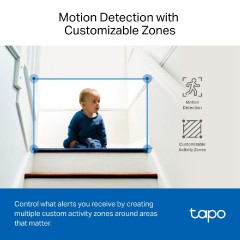 TP-LINK Tapo C220 v1 IP Κάμερα Παρακολούθησης Wi-Fi 4MP Full HD+ με Αμφίδρομη Επικοινωνία