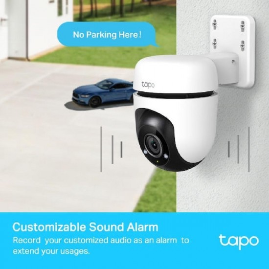 Tp-Link Tapo C510W Outdoor Pan/Tilt Security Wi-Fi Camera 2K (1770500230) White v2.0