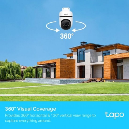 Tp-Link Tapo C510W Outdoor Pan/Tilt Security Wi-Fi Camera 2K (1770500230) White v2.0