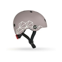 Scoot & Ride Κράνος Για Παιδικό Πατίνι XXS - S Graphics Brown Lines 96563