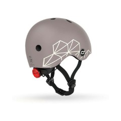 Scoot & Ride Κράνος Για Παιδικό Πατίνι XXS - S Graphics Brown Lines 96563