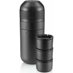 Wacaco MiniPresso Kit (Large Water Tank + 3 Filter Baskets) Black