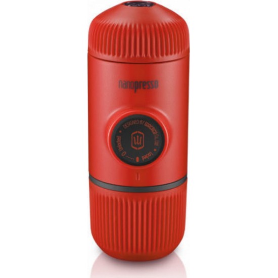 Wacaco Nanopresso Ηλεκτρική Μηχανή 18bar με Δοχείο Καφέ 8gr Κόκκινο