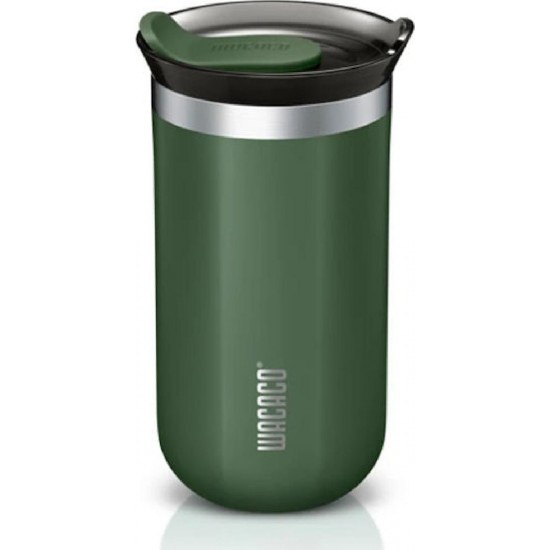 Wacaco Octaroma Lungo Travel Mug Ποτήρι Θερμός Ανοξείδωτο BPA Free 300ml Πράσινο