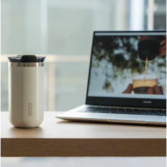 Wacaco Octaroma Lungo Thermo Mug 300ml (Ceramic White)