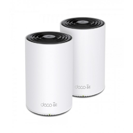 TP-Link Deco XE75 Pro v3 Mesh Access Point WiFi 6E Tri Band (2.4 & 5GHz & 6GHz) 2-Pack