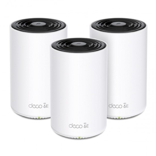 TP-Link Deco XE75 Pro(3-pack) AXE5400 Tri-Band Mesh Wi-Fi 6E System v3.0