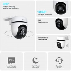 Tp-link Tapo C500 Outdoor Pan/Tilt Security WiFi Camera v2.0 (1770500211) White