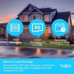 Tp-link Tapo C500 Outdoor Pan/Tilt Security WiFi Camera v2.0 (1770500211) White