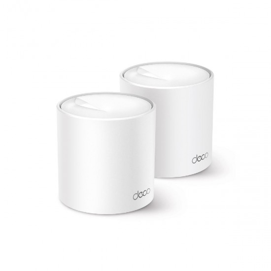 TP-LINK Deco X50 WiFi Mesh Network Access Point Wi-Fi 6 Dual Band (2.4 & 5GHz) σε Διπλό Kit V1.0