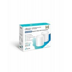 TP-LINK Deco X50 WiFi Mesh Network Access Point Wi-Fi 6 Dual Band (2.4 & 5GHz) σε Διπλό Kit V1.0