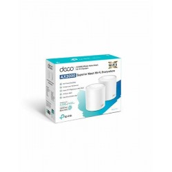 TP-LINK Deco X50 WiFi Mesh Network Access Point Wi-Fi 6 Dual Band (2.4 & 5GHz) σε Διπλό Kit V1.0