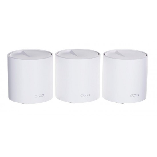 TP-LINK Deco X50 WiFi Mesh Network Access Point Wi-Fi 6 Dual Band (2.4 & 5GHz) σε Τριπλό Kit v1.0