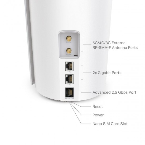 Tp-Link Deco X50 5G Ασύρματο Router Wi-Fi 6 με 3 Θύρες Ethernet v3 (1756500074)
