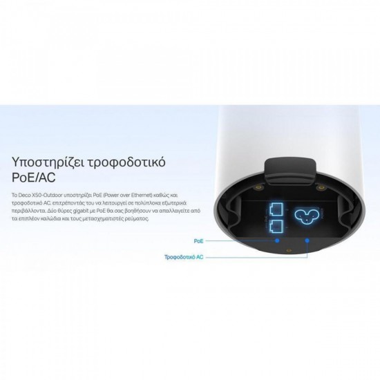 Tp-Link Deco X50-Outdoor/Indoor Mesh Wi-Fi 6 Access Point 1-Pack (1750502844) v1.0