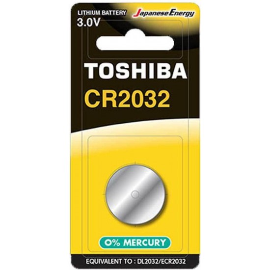 TOSHIBA CR2032 PW BP-5 - Μπαταρία Λιθίου (1 τμχ)