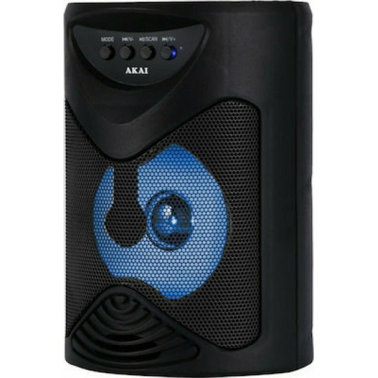 Akai Φορητό Ηχείο Bluetooth Karaoke (ABTS-704) Μαύρο