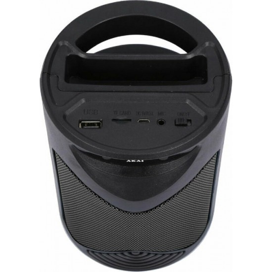 Akai Φορητό Ηχείο Bluetooth Karaoke (ABTS-704) Μαύρο
