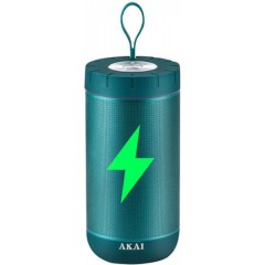 Akai Portable Waterproof Bluetooth Speaker 20W (ABTSW-60) Turquise