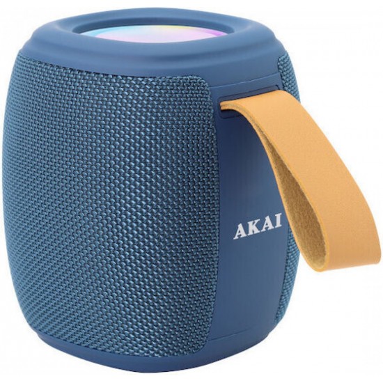 Akai Portable Mini Blutooth Speaker (ABTS-V5BL) Blue