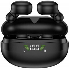 Akai BTE-J350 In-ear Bluetooth Handsfree Ακουστικά με Θήκη Φόρτισης Μαύρα