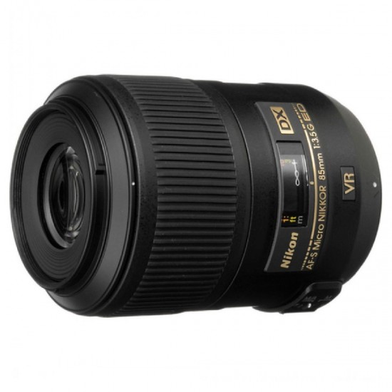 Nikon Crop Φωτογραφικός Φακός AF-S DX Micro Nikkor 85mm f/3.5G ED VR Telephoto για Nikon F Mount Μαύρος Nikon Crop Φωτογραφικός Φακός AF-S DX Micro Nikkor 85mm f/3.5G ED VR Telephoto για Nikon F Mount Μαύρος