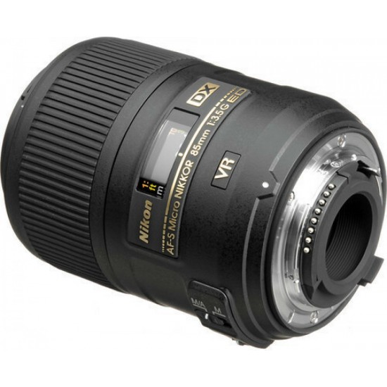 Nikon Crop Φωτογραφικός Φακός AF-S DX Micro Nikkor 85mm f/3.5G ED VR Telephoto για Nikon F Mount Μαύρος Nikon Crop Φωτογραφικός Φακός AF-S DX Micro Nikkor 85mm f/3.5G ED VR Telephoto για Nikon F Mount Μαύρος