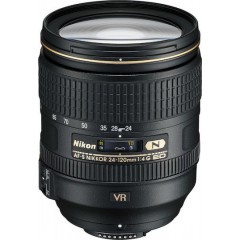 Nikon Nikkor Lens AF-S 24-120mm f/4G ED VR Nano Crystal Coat for Nikon F Mount Μαύρος