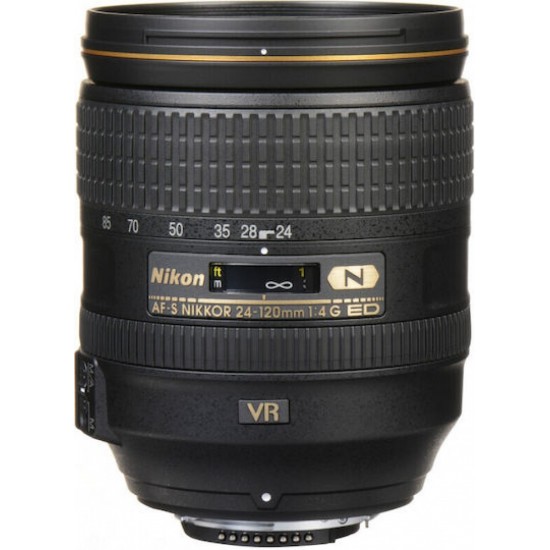 Nikon Nikkor Lens AF-S 24-120mm f/4G ED VR Nano Crystal Coat for Nikon F Mount Μαύρος
