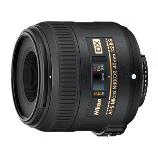 Nikon Nikkor lens AF-S DX Micro 40mm f/2.8G Standard / Macro για Nikon F Mount Black