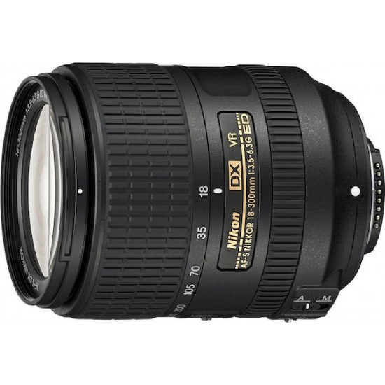 Nikon Nikkor Crop Φωτογραφικός Φακός AF-S DX 18-300mm f/3.5-6.3G ED VR
