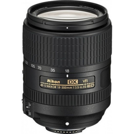 Nikon Nikkor Crop Φωτογραφικός Φακός AF-S DX 18-300mm f/3.5-6.3G ED VR