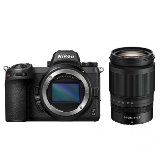 Nikon Z6 II Kit Mirrorless Φωτογραφική Μηχανή + Z 24-200mm F4-6.3 VR (VOA060K004) Black