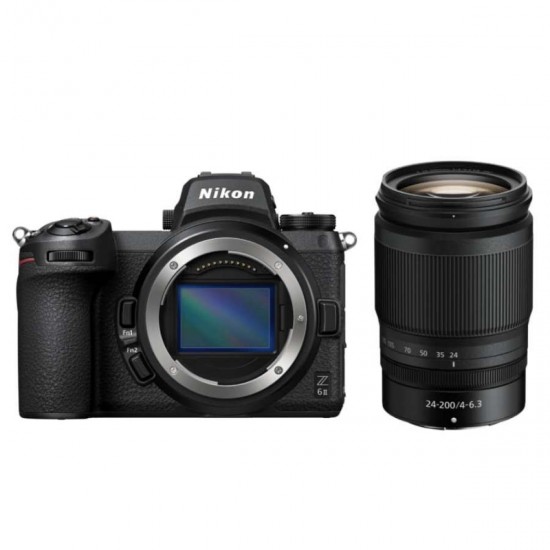 Nikon Z6 II Kit Mirrorless Φωτογραφική Μηχανή + Z 24-200mm F4-6.3 VR (VOA060K004) Black