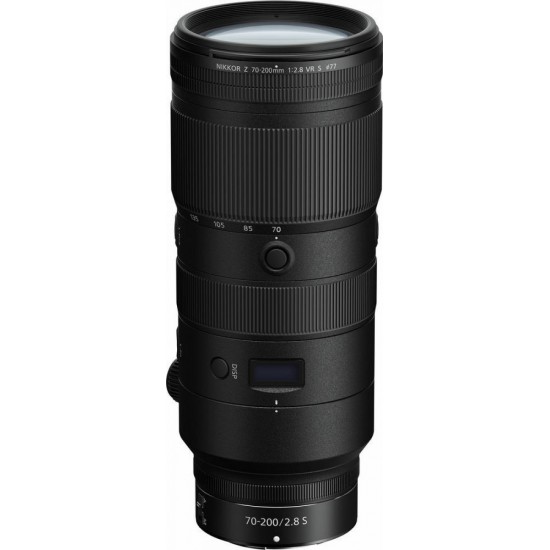 Nikon Full Frame Φωτογραφικός Φακός NIKKOR Z 70-200mm f/2.8 VR S Standard Zoom για Nikon Z Mount Μαύρος